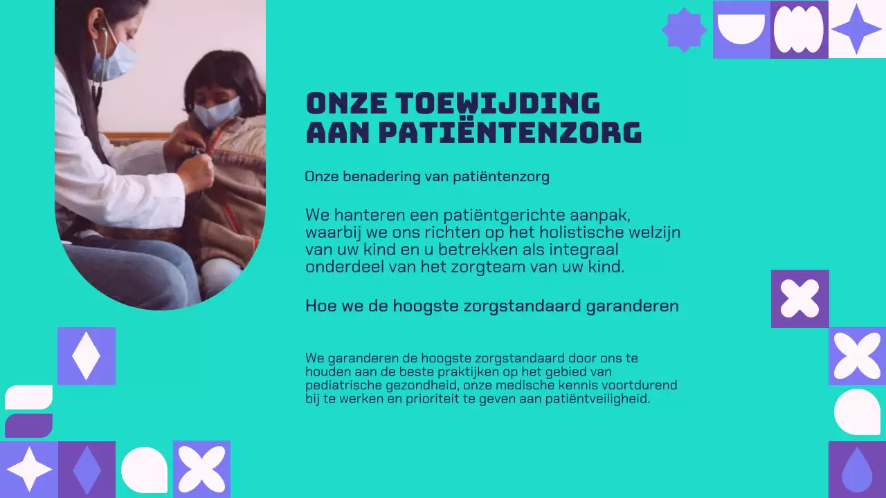 Purple And Green Modern Healthcare Solutions Bedrijf Introductie