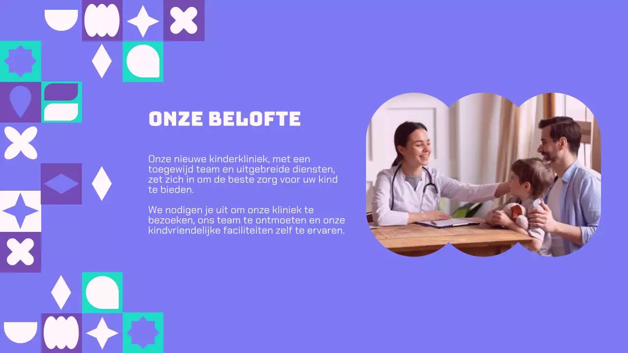 Purple And Green Modern Healthcare Solutions Bedrijf Introductie