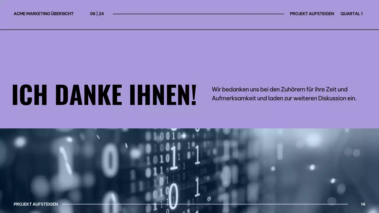 Orange und Limette Moderne digitale Marketingstrategie