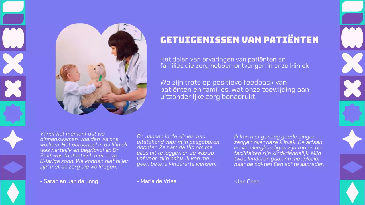 Purple And Green Modern Healthcare Solutions Bedrijf Introductie