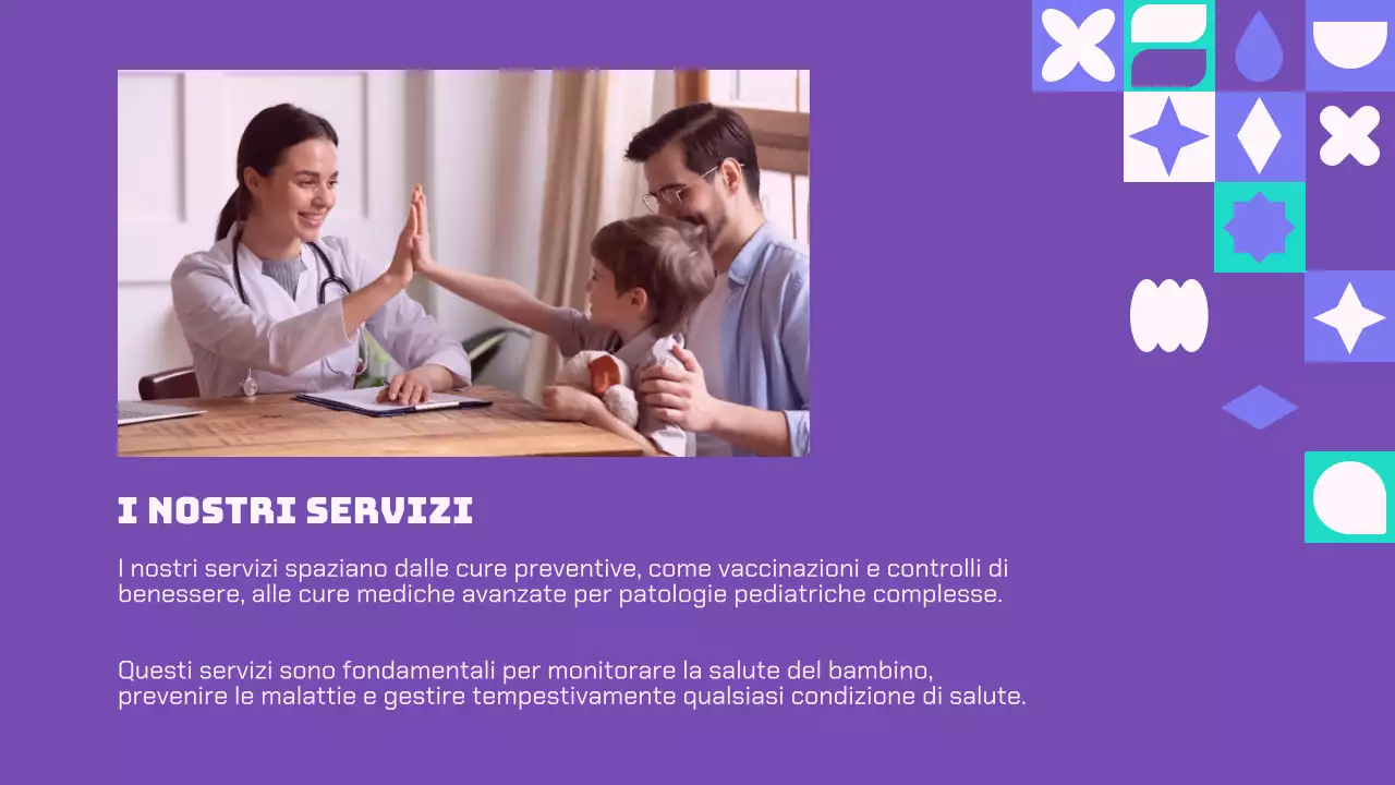 Purple And Green Modern Healthcare Solutions Introduzione aziendale