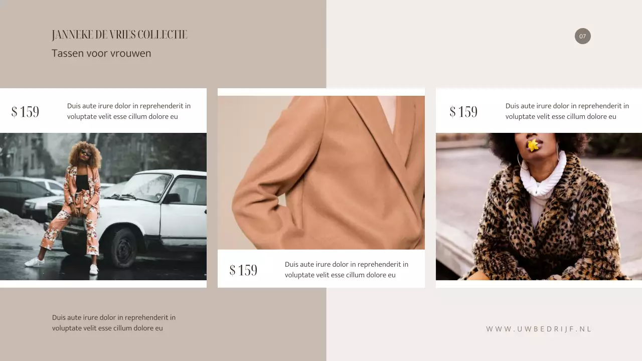 Ivory Minimal Elegant Fashion Collectie Catalogus Introductie