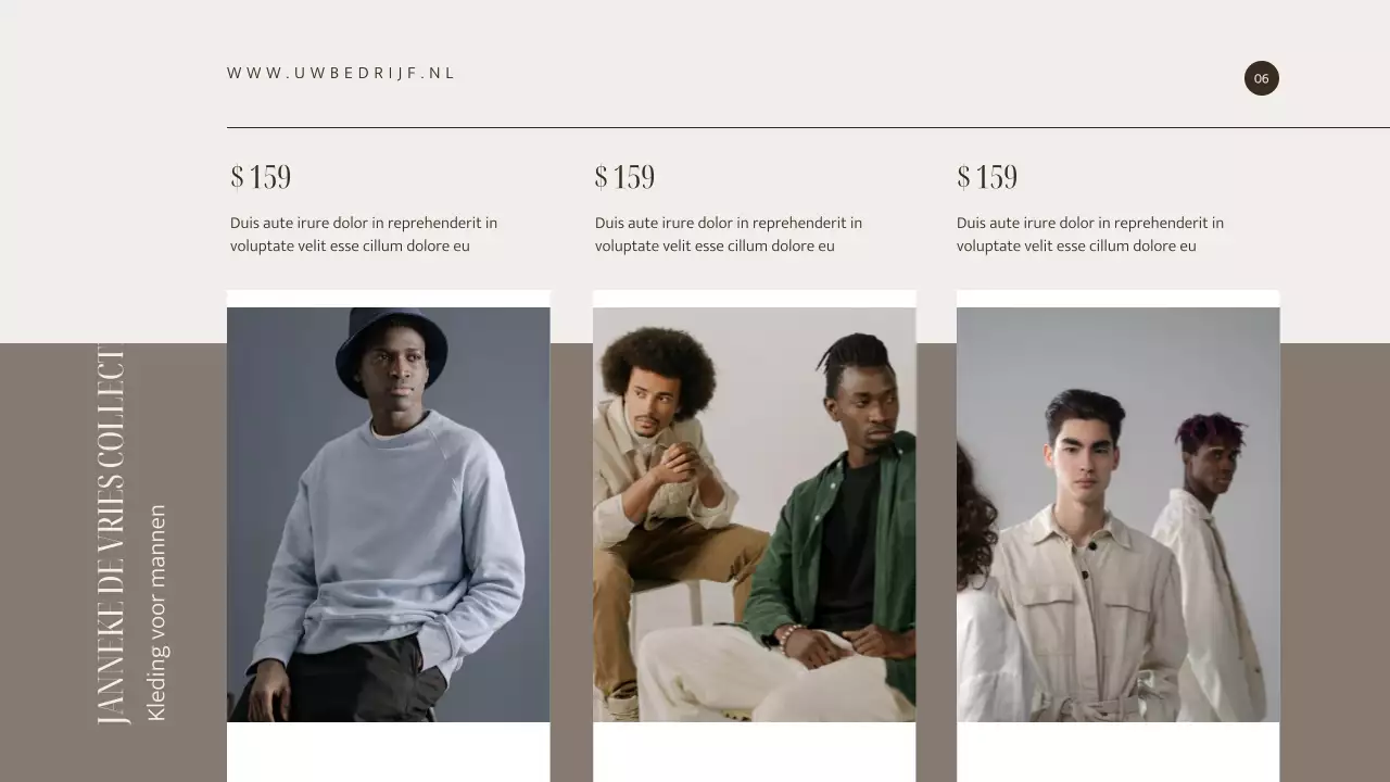 Ivory Minimal Elegant Fashion Collectie Catalogus Introductie