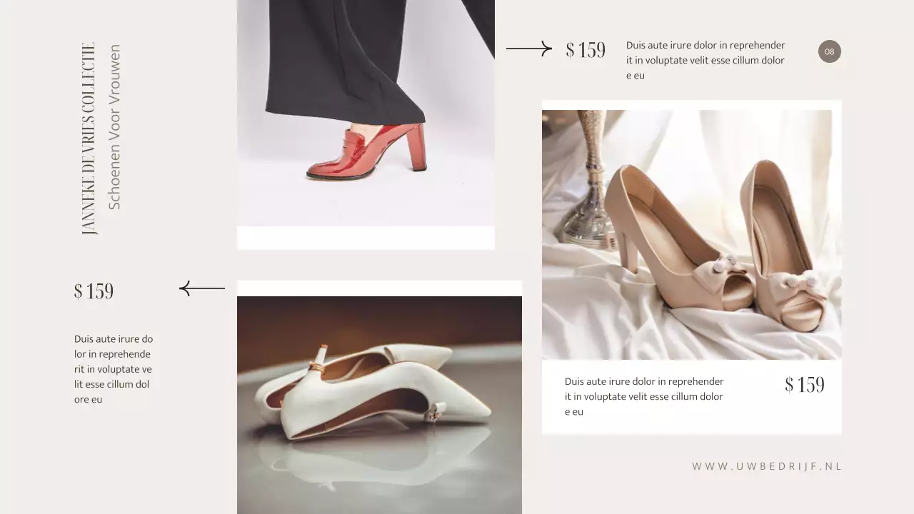 Ivory Minimal Elegant Fashion Collectie Catalogus Introductie