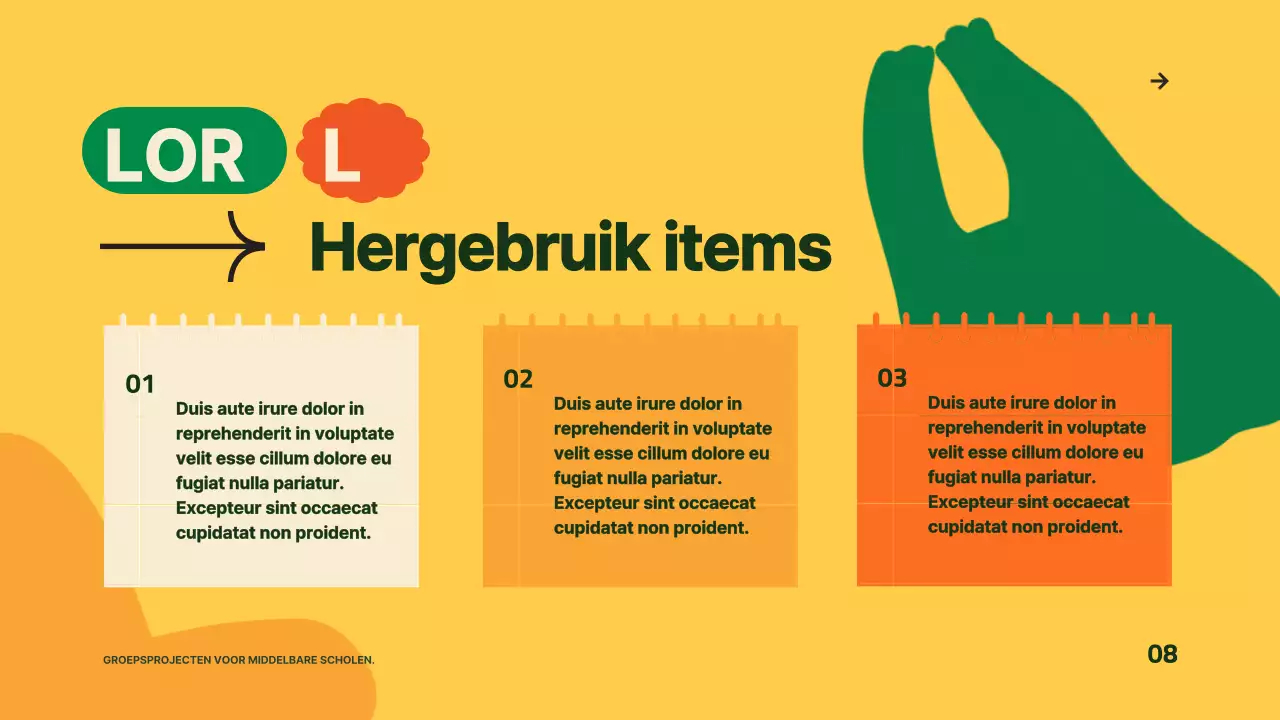 Groen Geel Moderne gids voor goed afvalbeheer