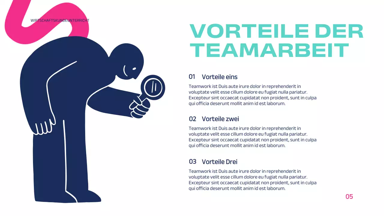 Rosa Blau Modern Geometric Education Die Kraft der Teamarbeit Einleitung