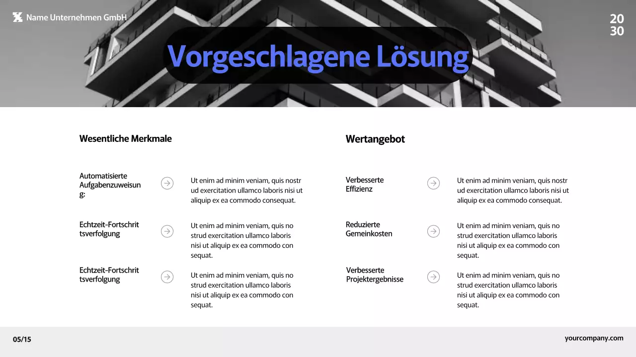 Lila Schwarz Minimal Modern Business Proposal Präsentation Einleitung