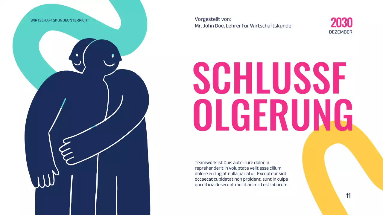 Rosa Blau Modern Geometric Education Die Kraft der Teamarbeit Einleitung