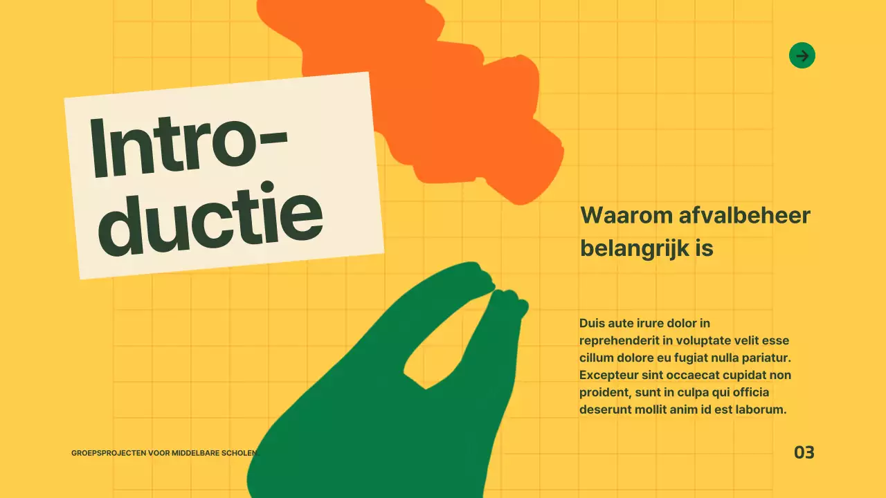 Groen Geel Moderne gids voor goed afvalbeheer