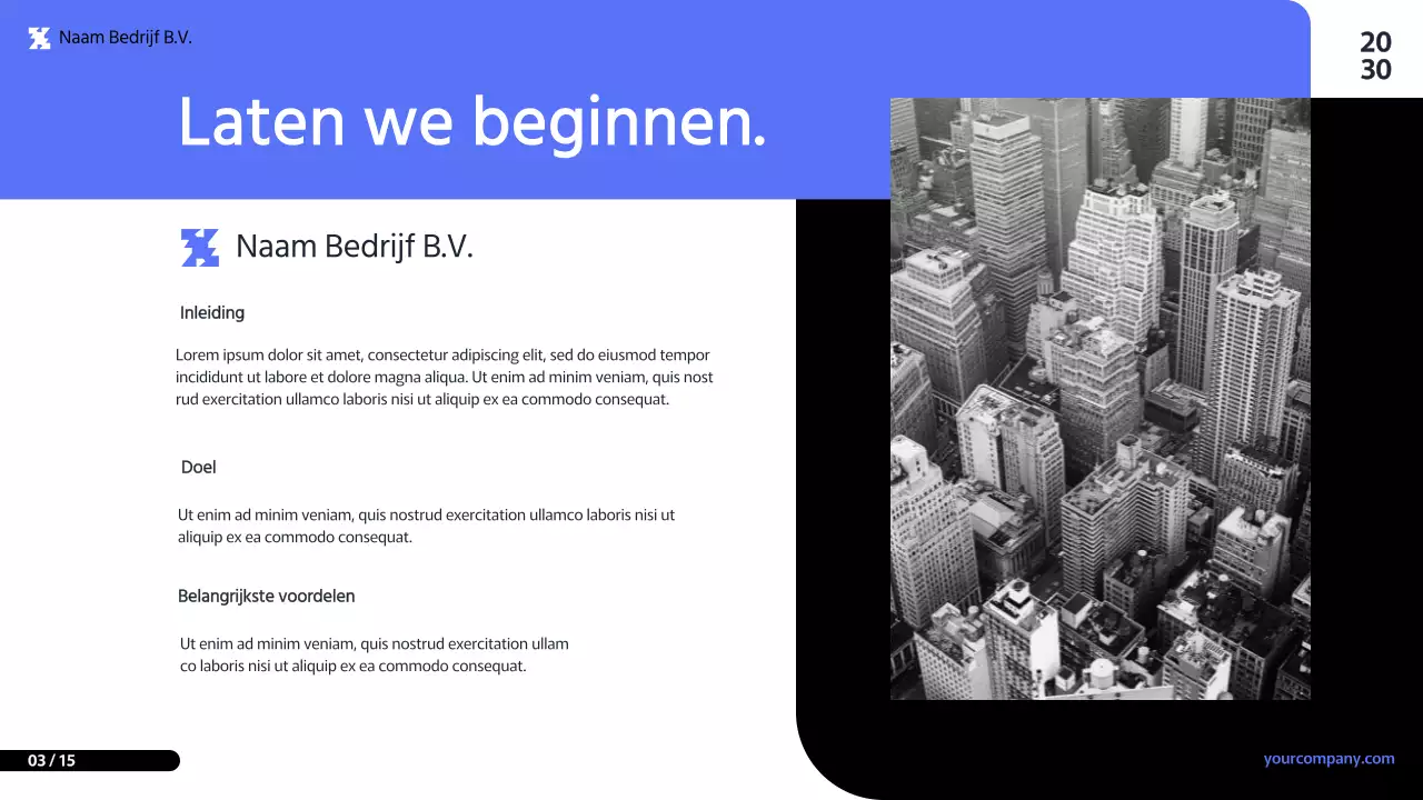 Paars Zwart Minimal Modern Zakelijk Voorstel Presentatie Inleiding