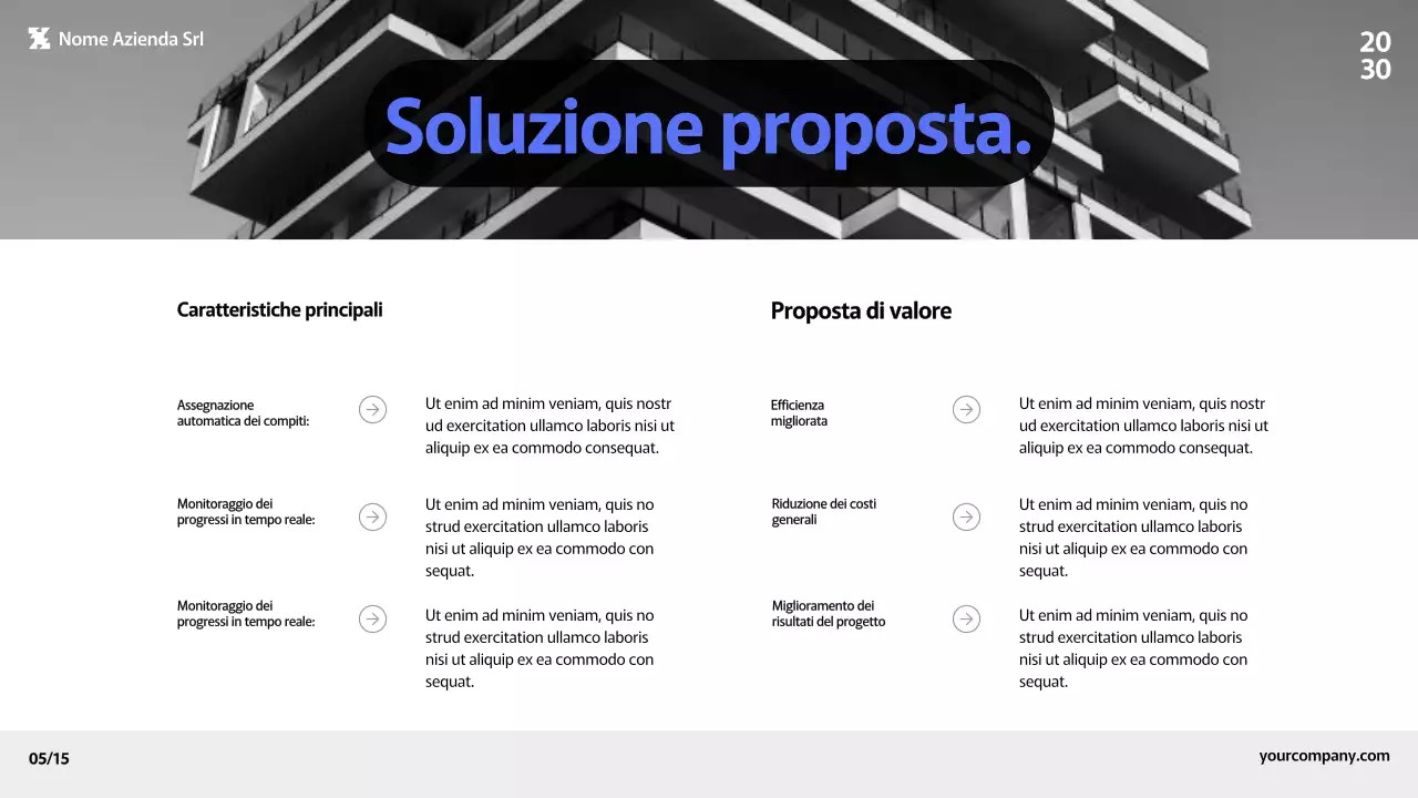 Viola Nero Minimal Modern Business Proposal Presentazione Introduzione