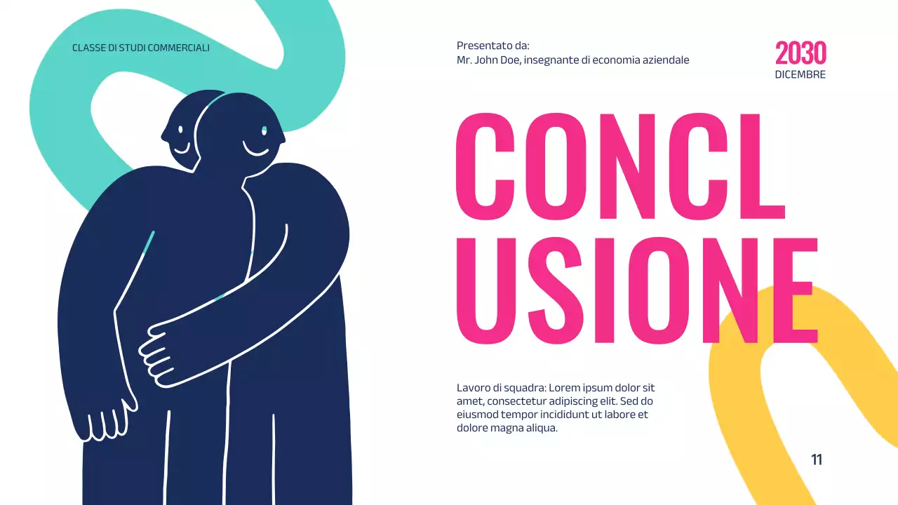 Rosa Blu Educazione geometrica moderna Il potere del lavoro di squadra Introduzione