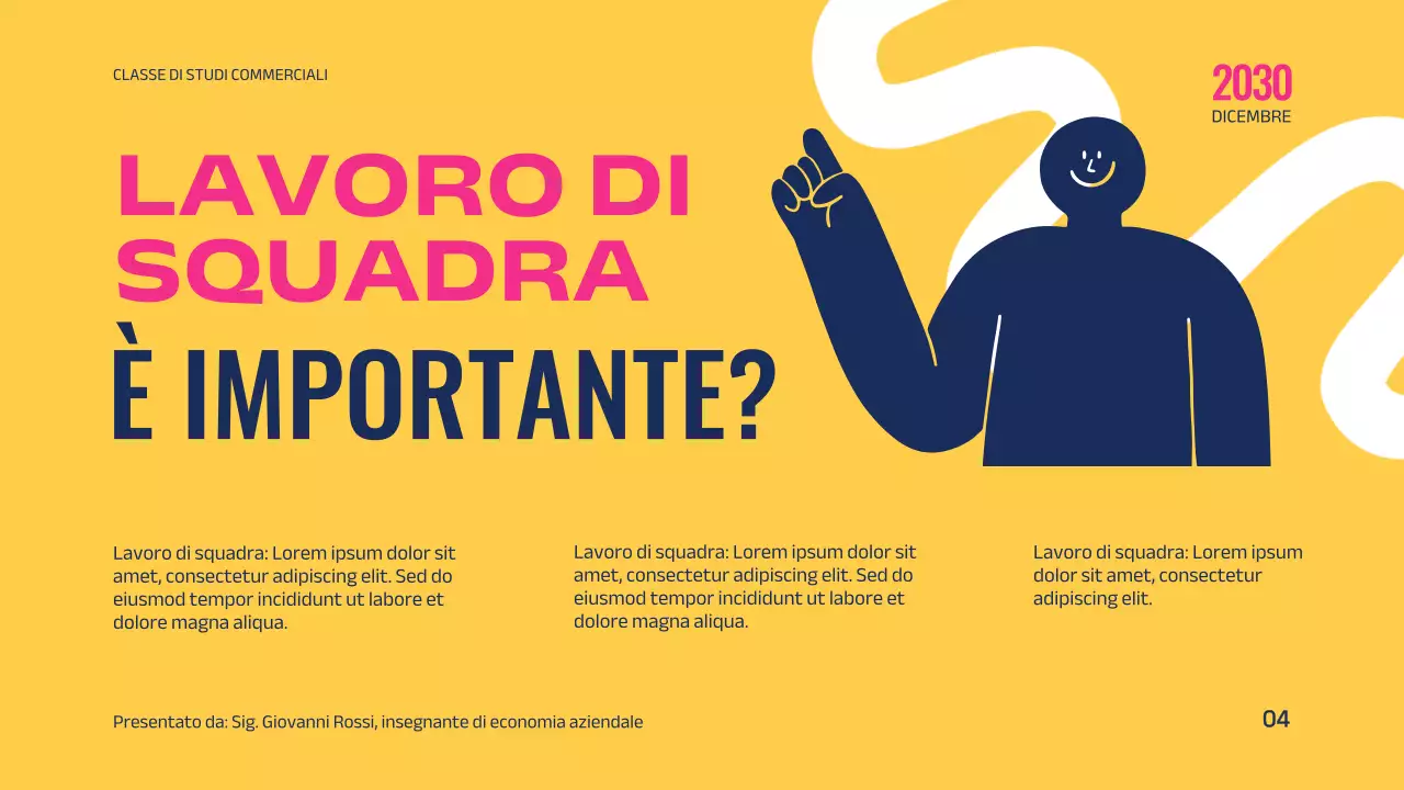 Rosa Blu Educazione geometrica moderna Il potere del lavoro di squadra Introduzione