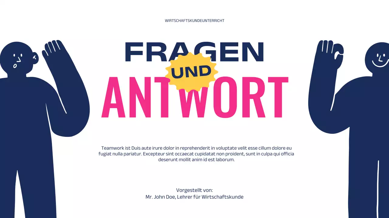 Rosa Blau Modern Geometric Education Die Kraft der Teamarbeit Einleitung