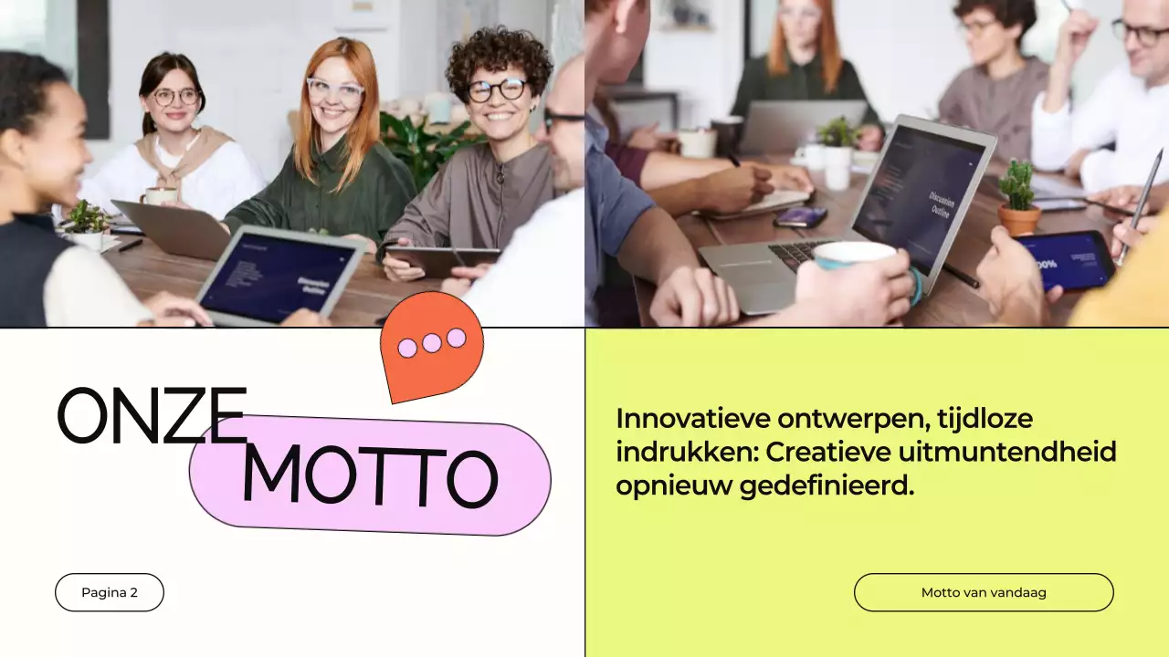 Orange and Purple Design Studio Bedrijfsprofiel Introductie