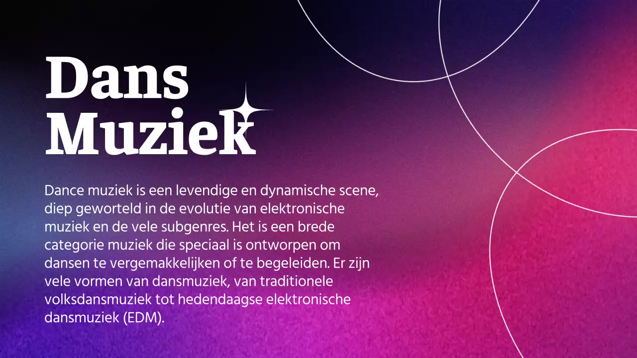 Paars Roze Trend Dance Muziek Lezing Materiaal