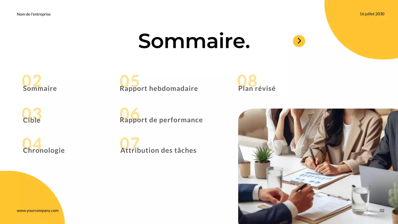 Yellow and Grey Simple Modern Marketing Team Notes