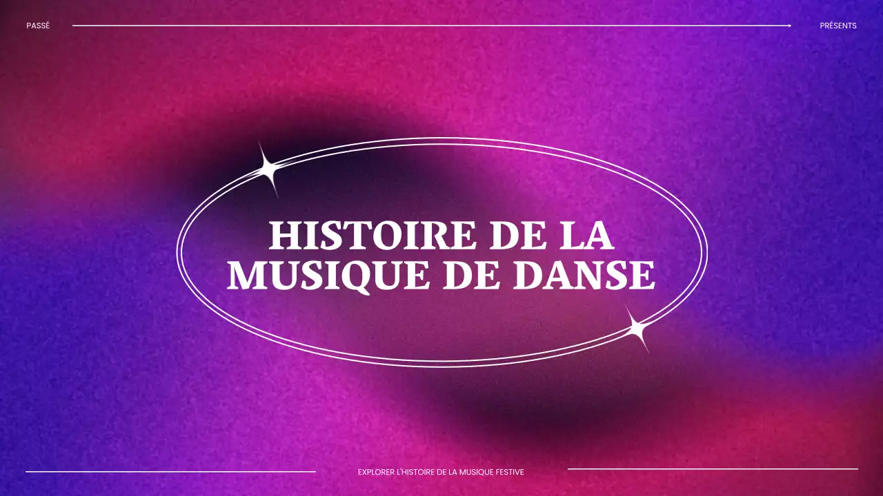 Purple Pink Trend Dance Music Lecture Material