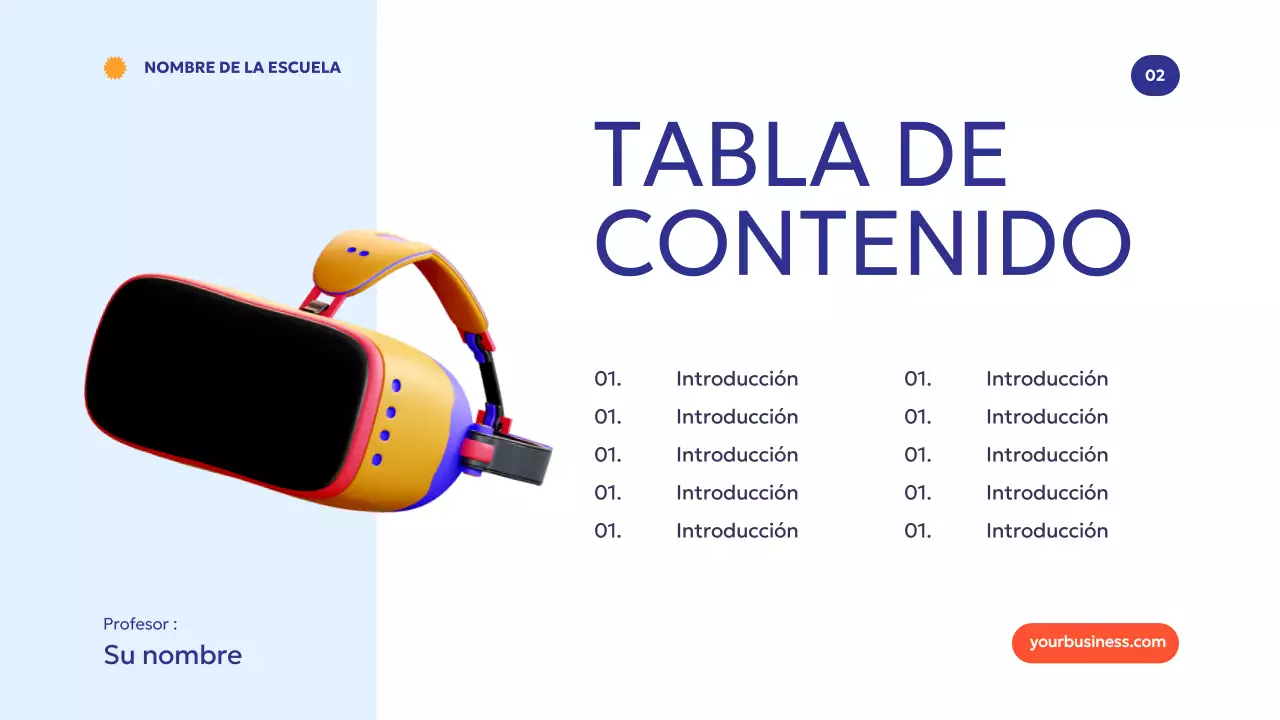 Azul Naranja Moderno Mínimo Cómo la tecnología potencia el aprendizaje Introducción