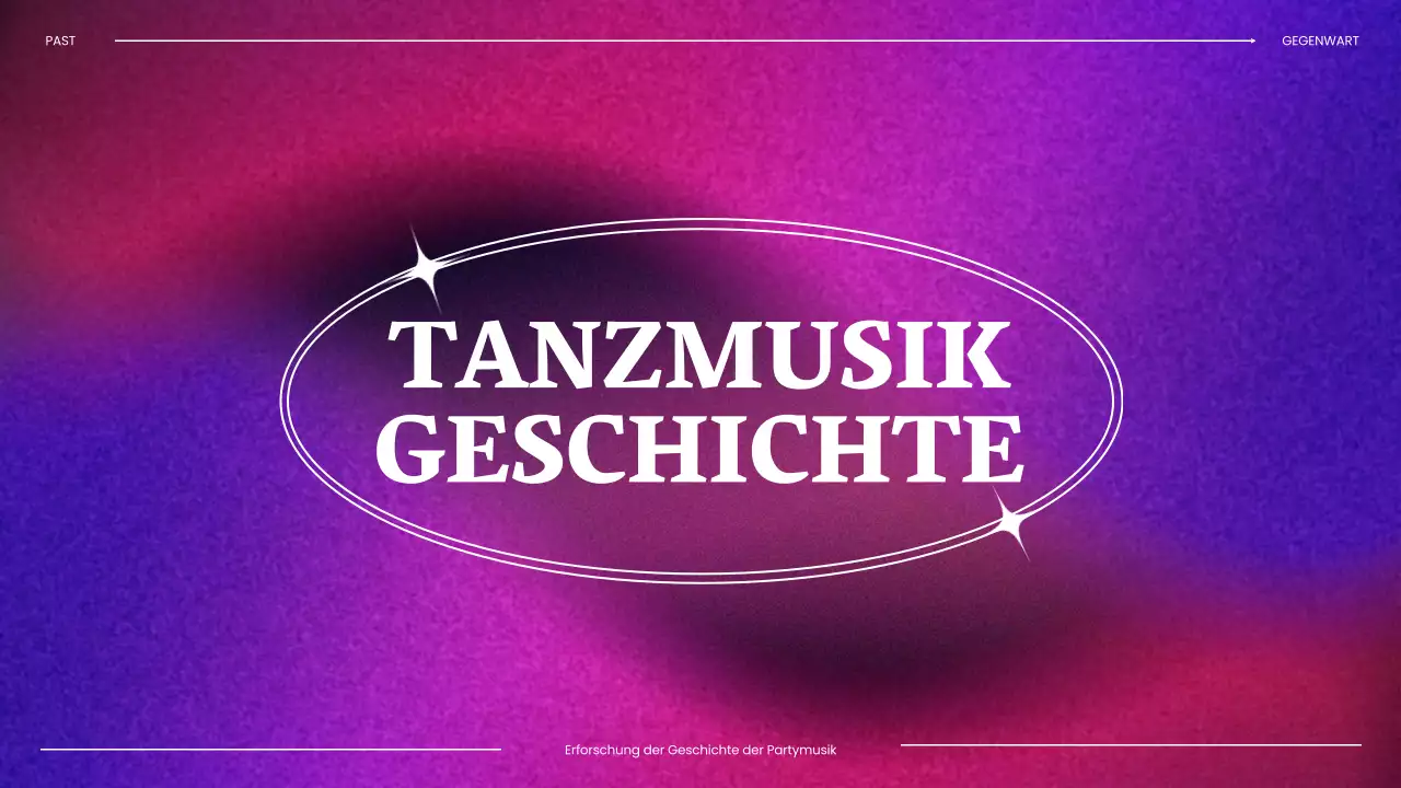 Lila Rosa Trend Tanzmusik Vortragsmaterial