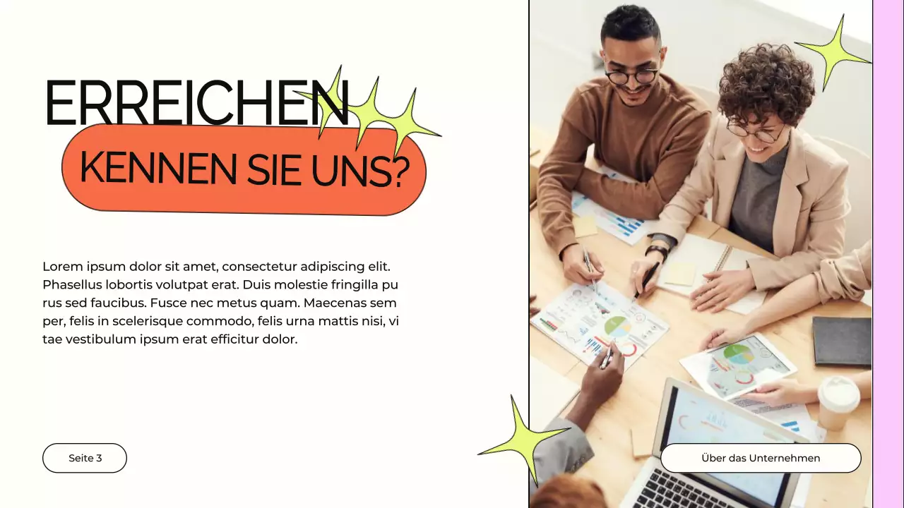 Orange and Purple Design Studio Firmenprofil Einführung