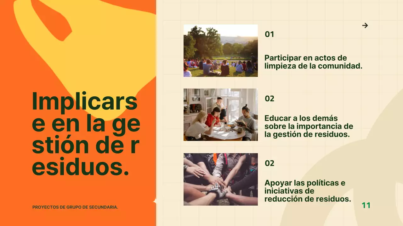 Verde Amarillo Guía moderna de buena gestión de residuos