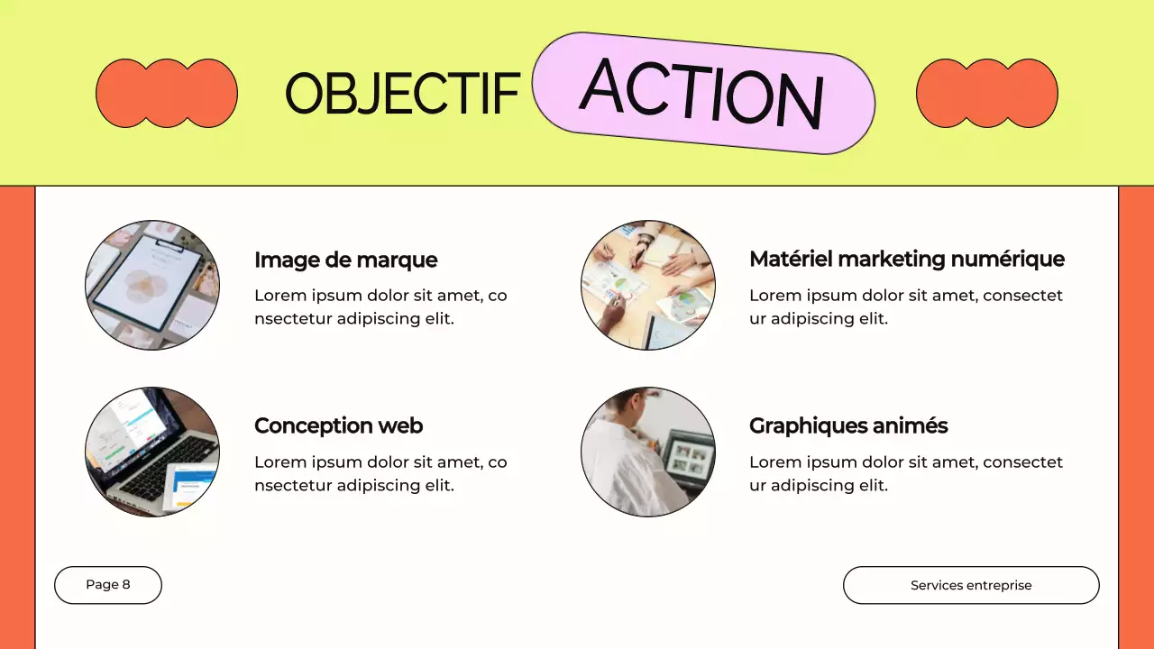 Profil de l'entreprise Orange and Purple Design Studio Introduction