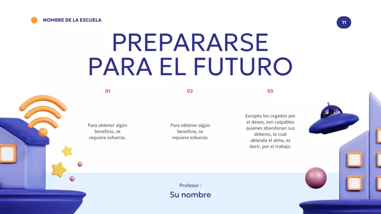 Azul Naranja Moderno Mínimo Cómo la tecnología potencia el aprendizaje Introducción