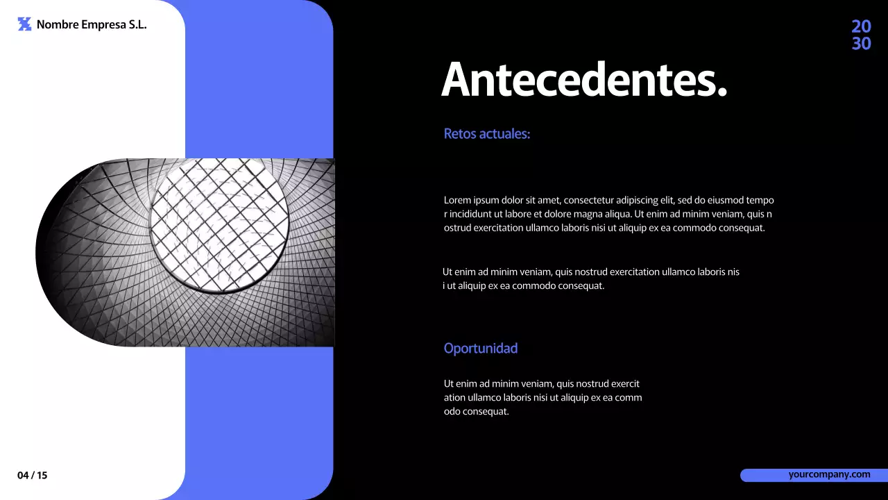 Púrpura Negro Minimal Moderno Presentación de Propuesta de Negocios Introducción