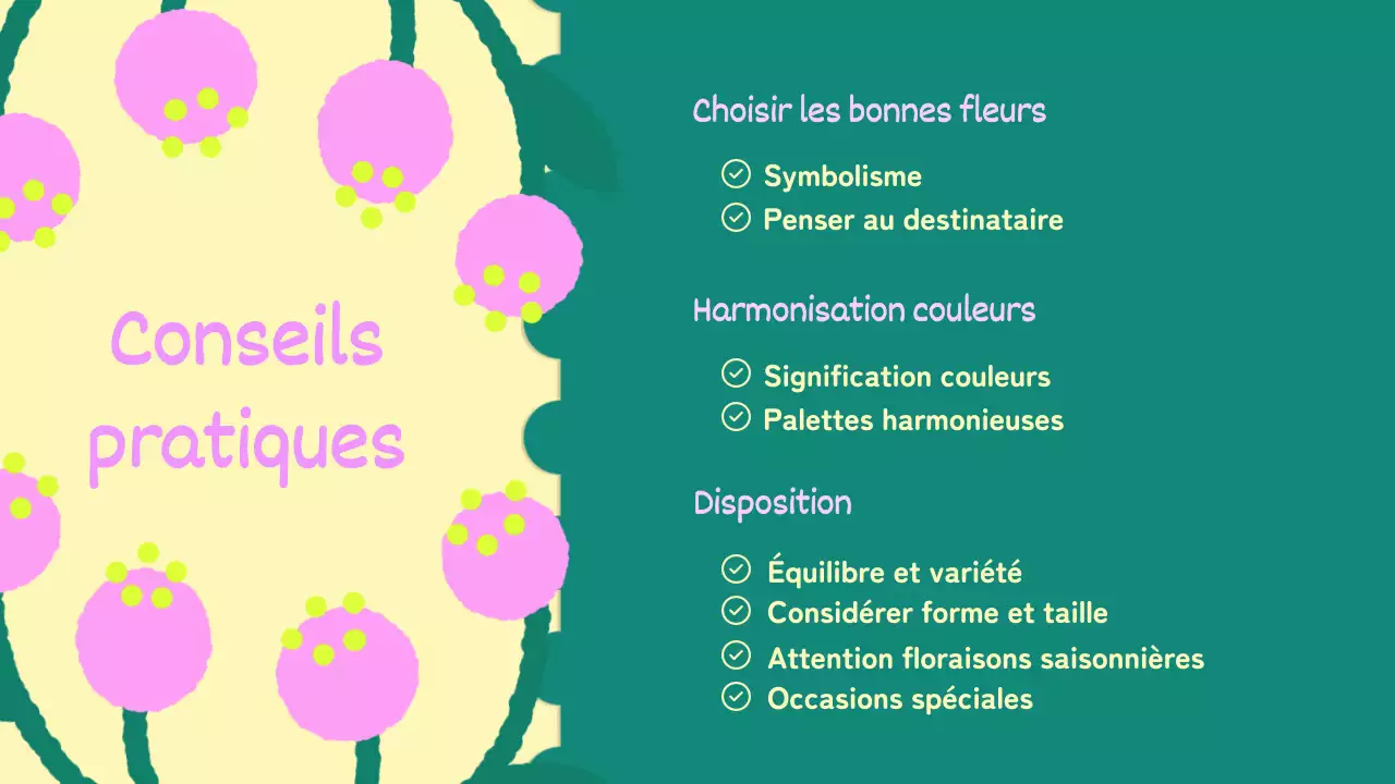 Jaune Rose Animation Fleurs Matériel de conférence