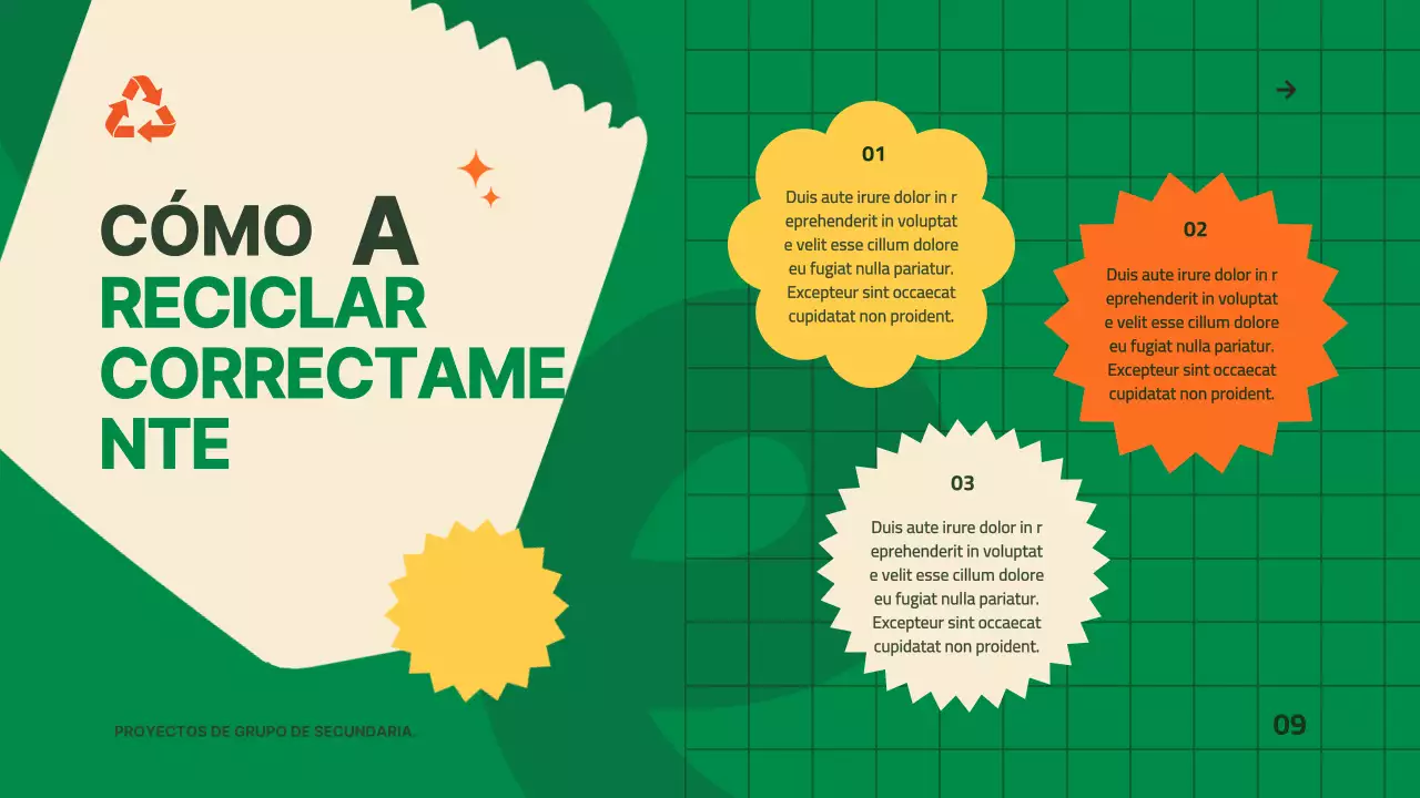 Verde Amarillo Guía moderna de buena gestión de residuos