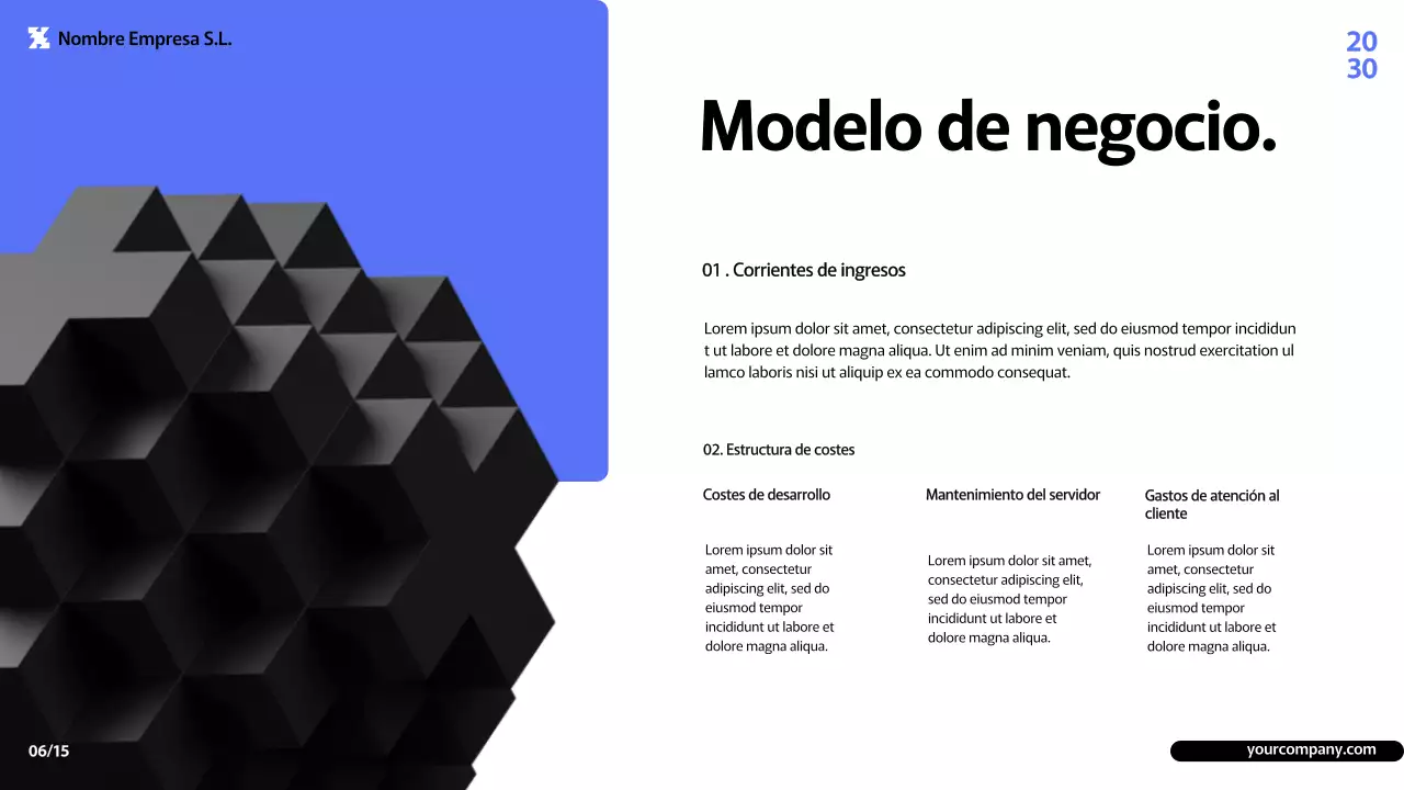 Púrpura Negro Minimal Moderno Presentación de Propuesta de Negocios Introducción