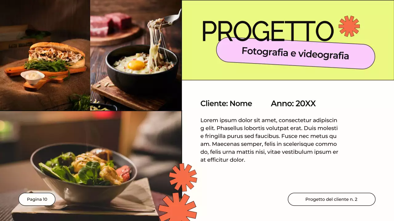 Orange and Purple Design Studio Profilo aziendale Introduzione