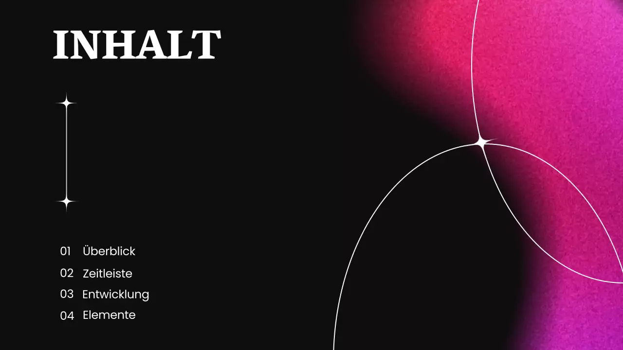 Lila Rosa Trend Tanzmusik Vortragsmaterial