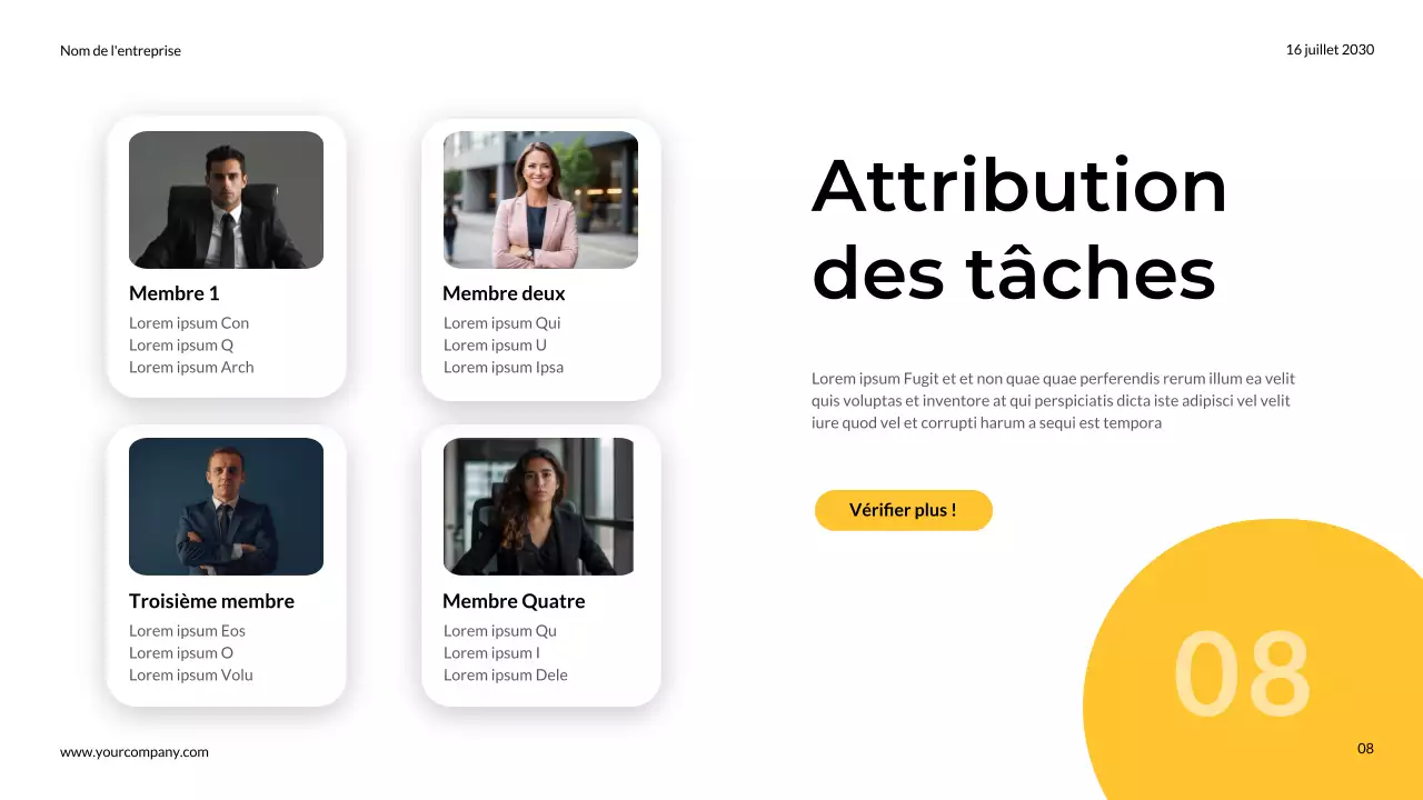 Yellow and Grey Simple Modern Marketing Team Notes