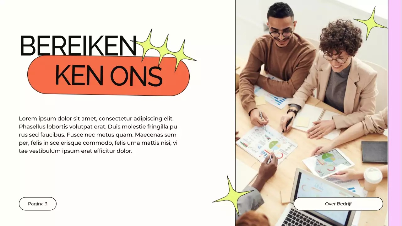 Orange and Purple Design Studio Bedrijfsprofiel Introductie