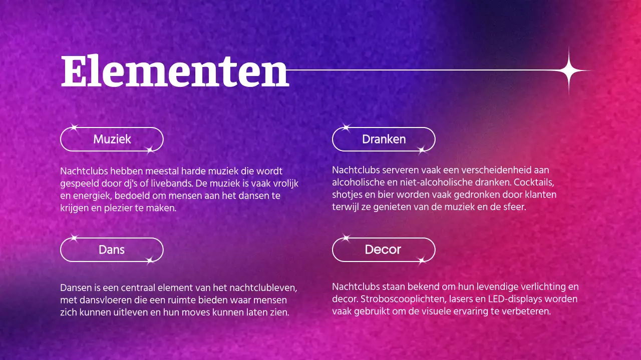 Paars Roze Trend Dance Muziek Lezing Materiaal