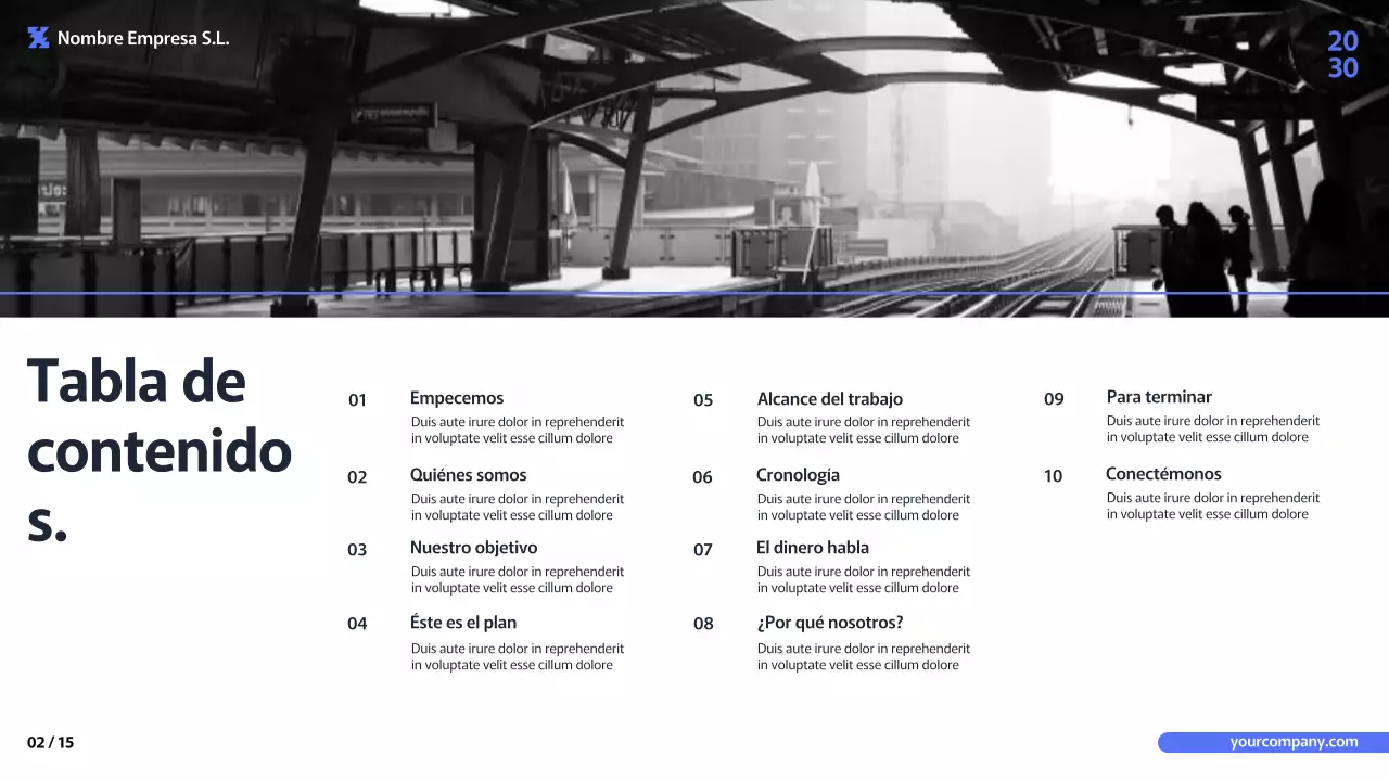 Púrpura Negro Minimal Moderno Presentación de Propuesta de Negocios Introducción