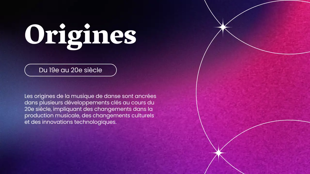 Purple Pink Trend Dance Music Lecture Material