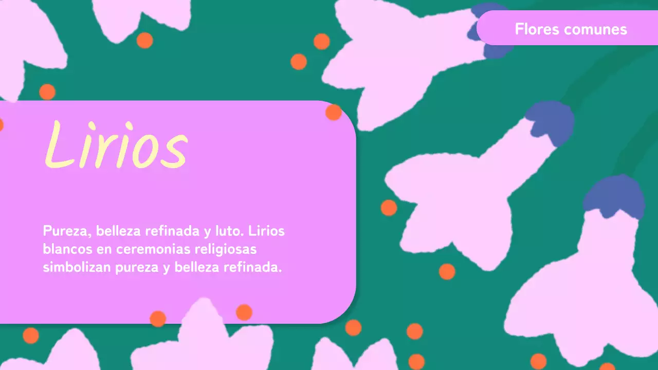 Amarillo Rosa Animación Flores Material de clase