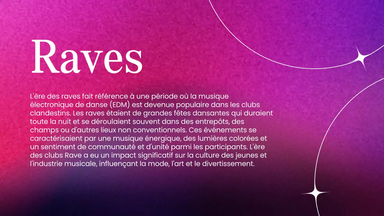 Purple Pink Trend Dance Music Lecture Material