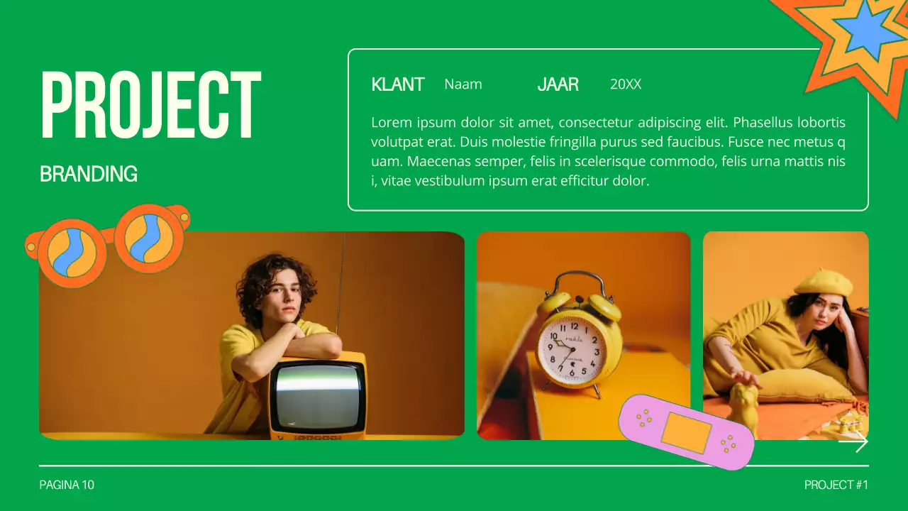 Green and White Creative Design Studio Introductie van het bedrijf