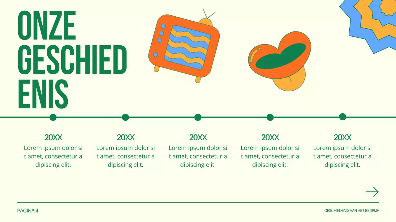 Green and White Creative Design Studio Introductie van het bedrijf