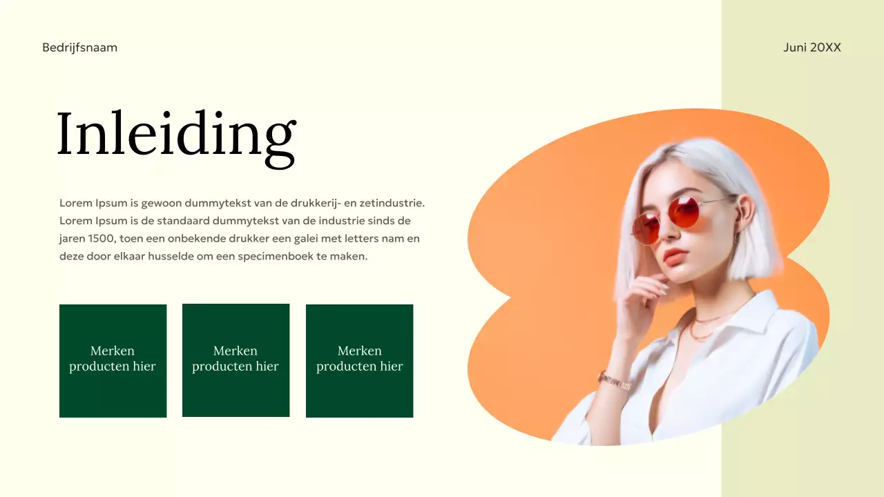 Groen Oranje Paars Minimalistisch Elgant Merk Startegie