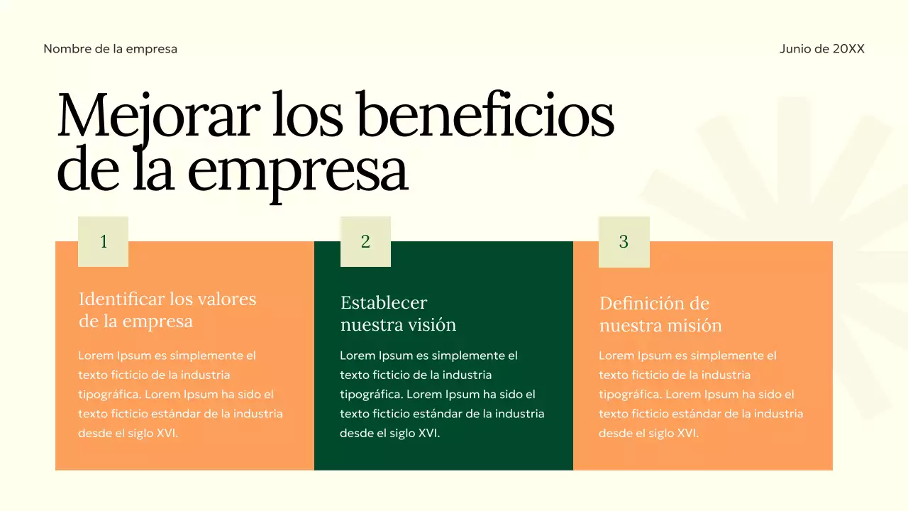 Verde Naranja Morado Minimalista Elgant Brand Startegy