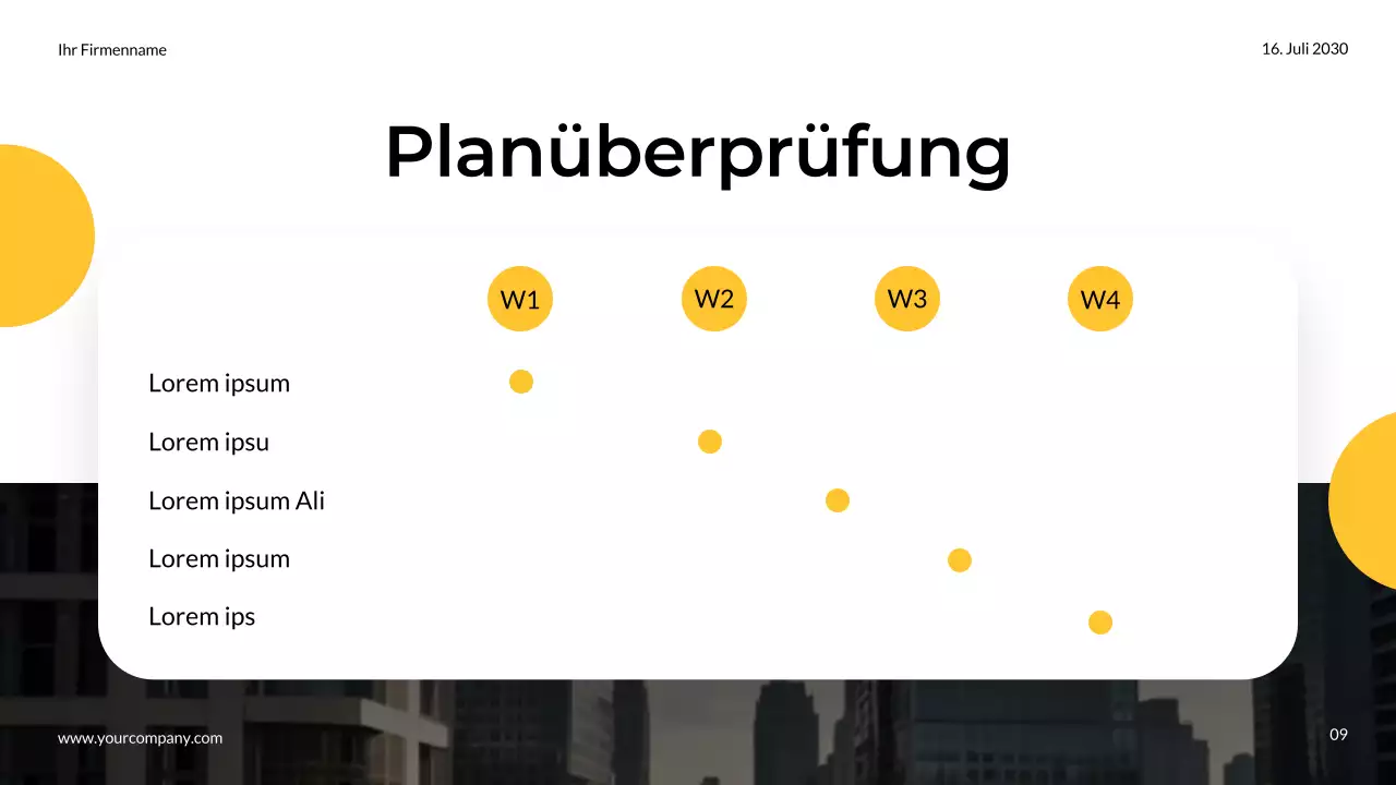 Gelbe und graue einfache moderne Marketing Team Notizen