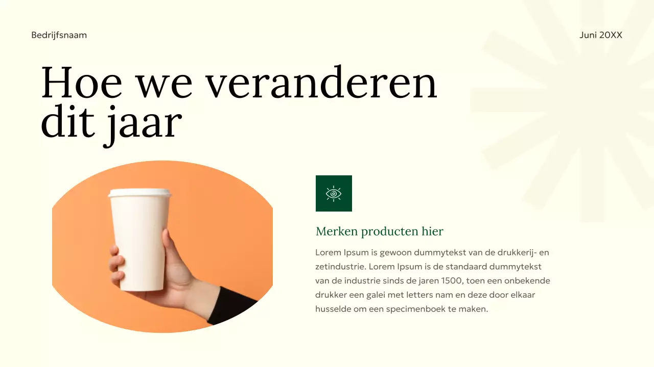 Groen Oranje Paars Minimalistisch Elgant Merk Startegie