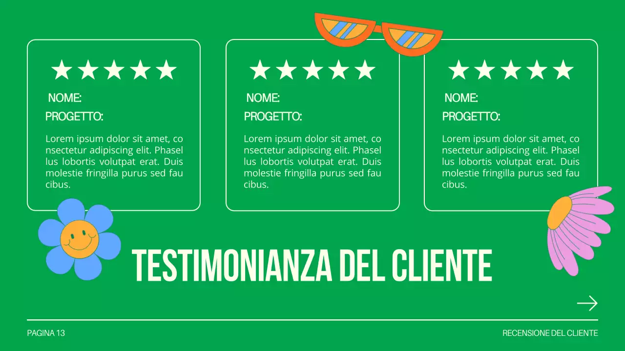 Green and White Creative Design Studio Introduzione dell'azienda