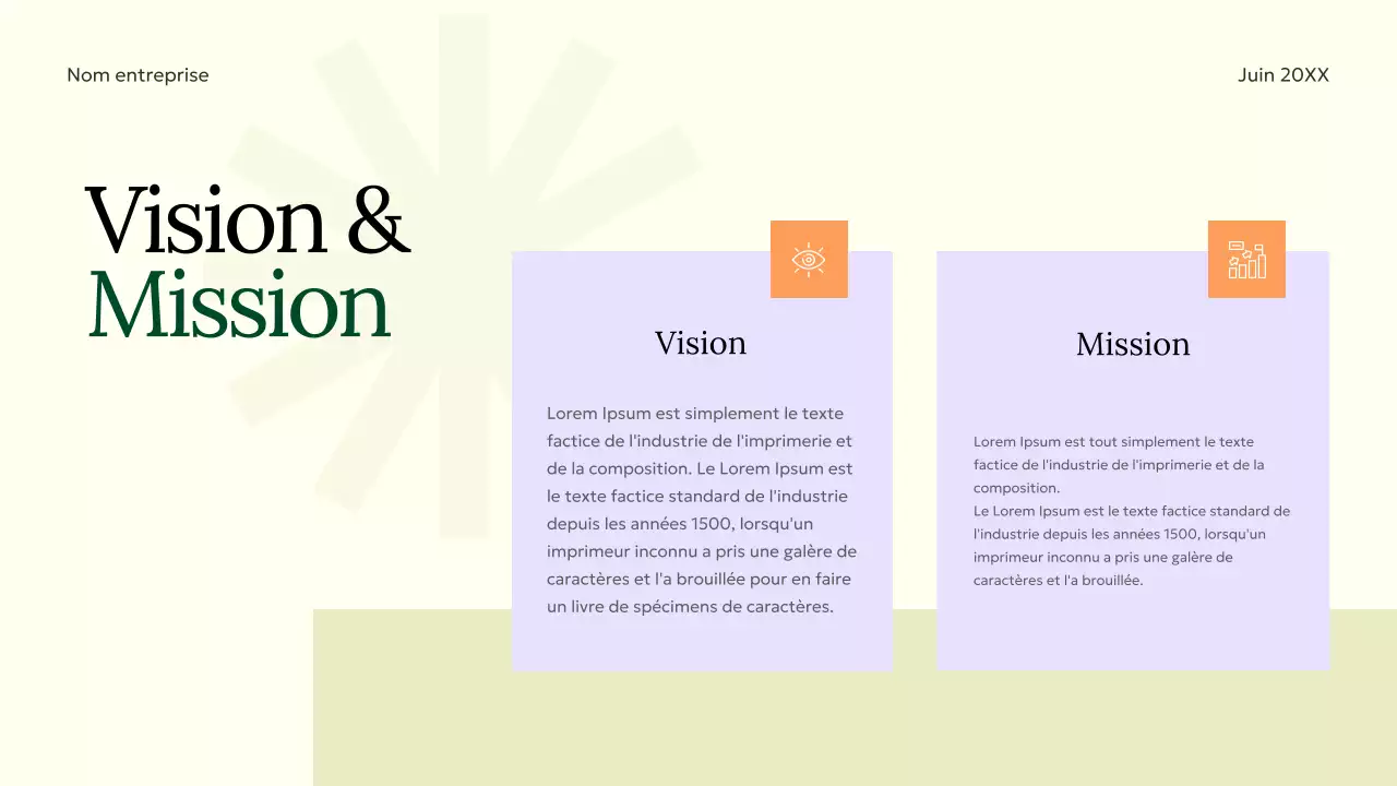 Vert Orange Pourpre Minimaliste Elgant Brand Startegy