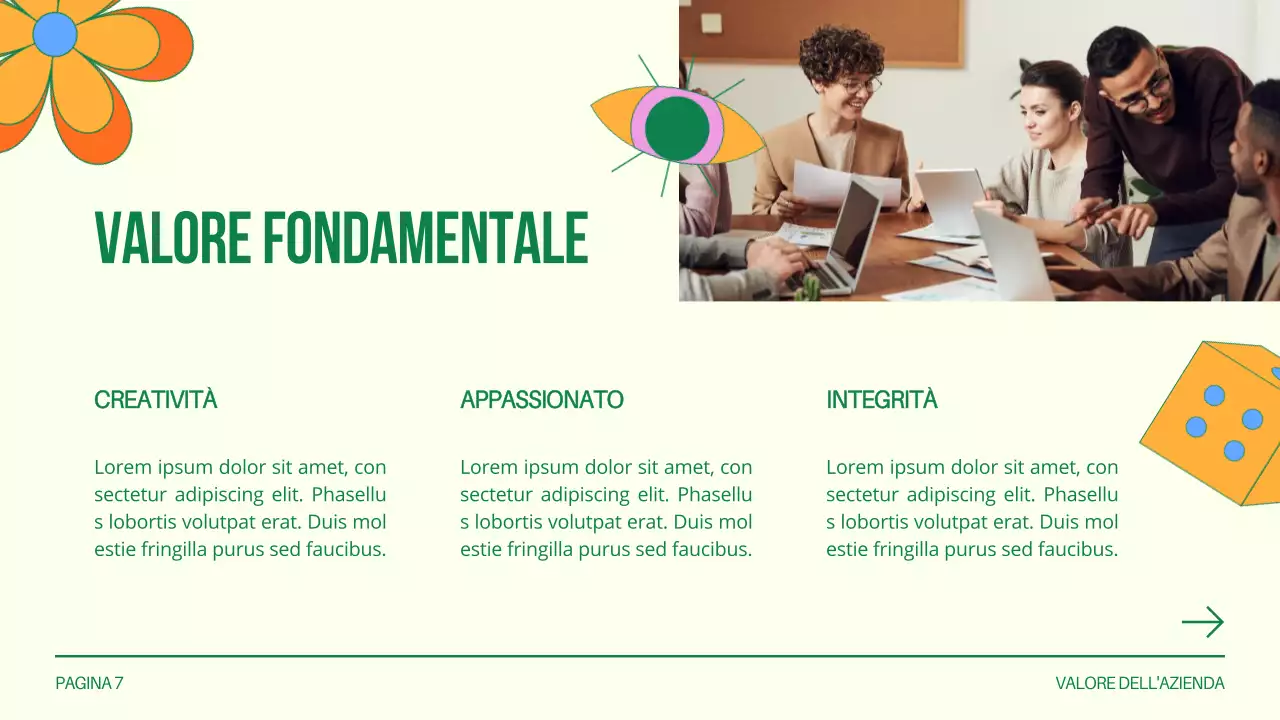 Green and White Creative Design Studio Introduzione dell'azienda